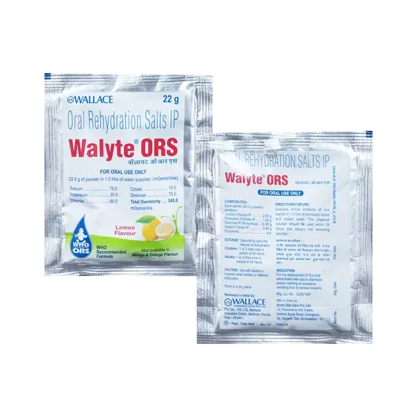 Walyte ORS Powder Lemon